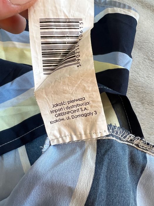 Koszula / koszulka / bluzka / top bez rękawów / bezrękawnik w paski