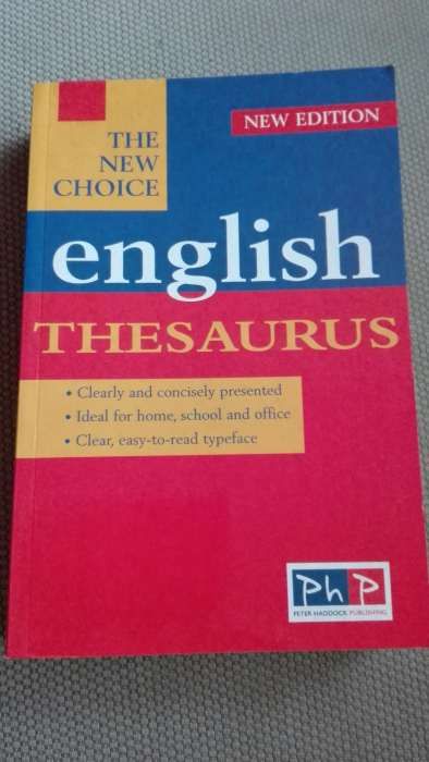 English Thesaurus, słownik wyrazów bliskoznacznych angielski