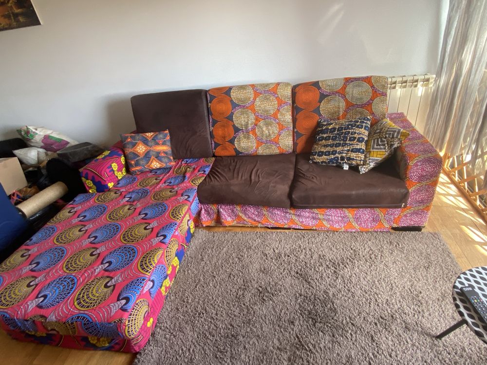 Sofa com chaise longue