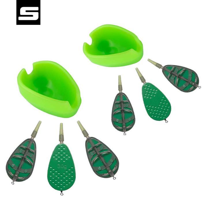 Zestaw koszy zanętowych Metoda Sahido MF BAIT BASKET SET 6+2 20/30G