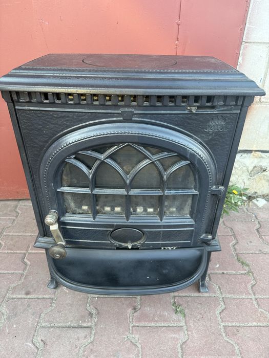 kominek z szybką Jotul nr 3 f3  kolor czarny nowe plyty