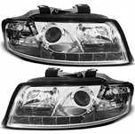 Reflektory Lampy kpl Day line light LED Tuning Chrom Audi a4 b6 8e 2000-04