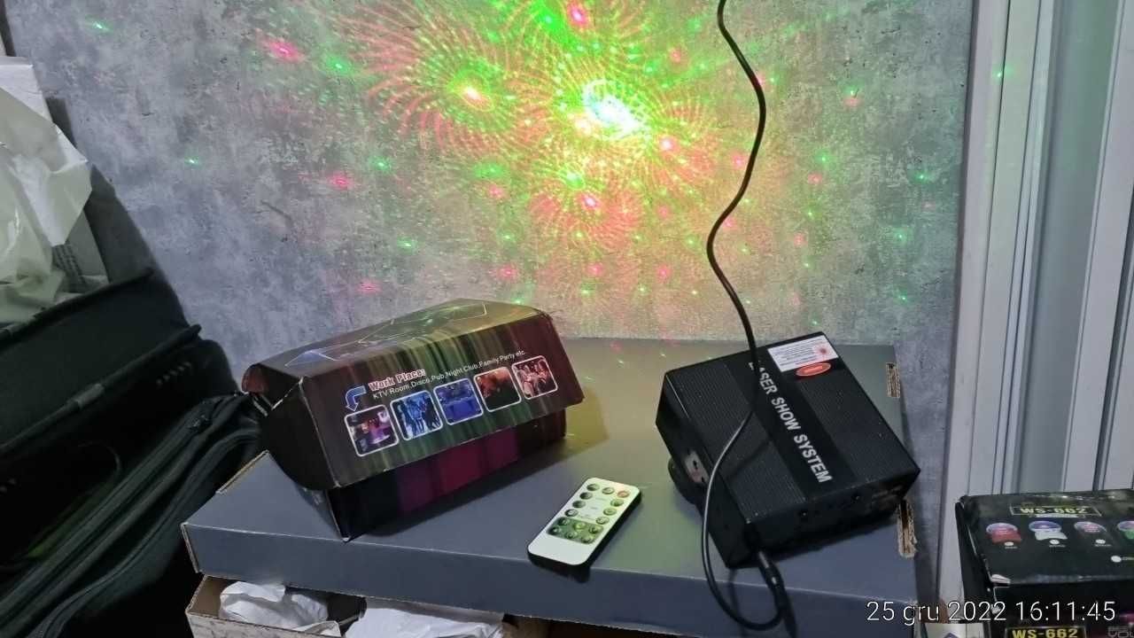 rzutnik laserowy z efektami swietlnymi
