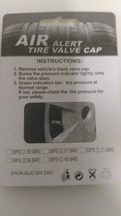 Alerta de pressão dos pneus
