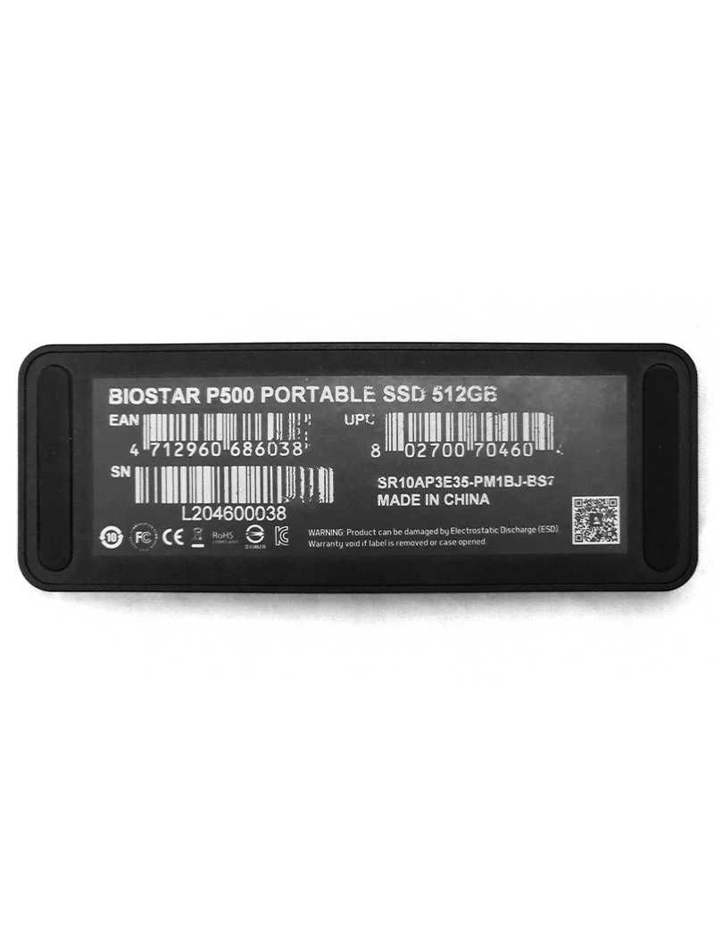 Przenośny dysk Biostar M.2 NVME SSD 512GB P500 | nowy!