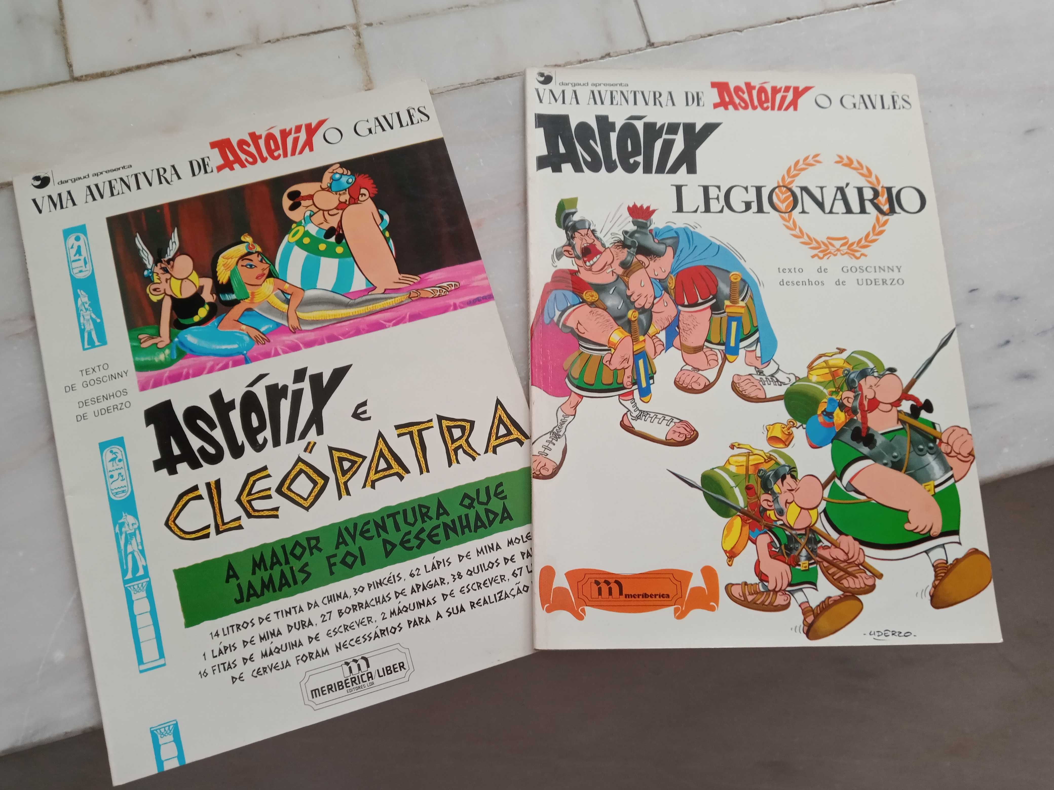 Banda Desenhada Asterix e Obelix Jerry Spring Mark Twain Lucky Luke
