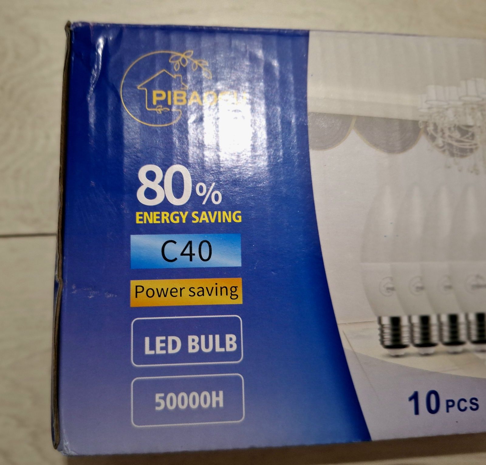 Energooszczędne Żarówki LED C40 E14 -  10 sztuk