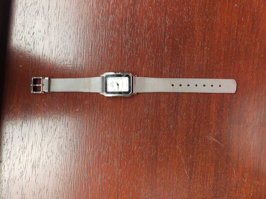 Relogio Calvin Klein Vintage, Bracelete em malha de Aço