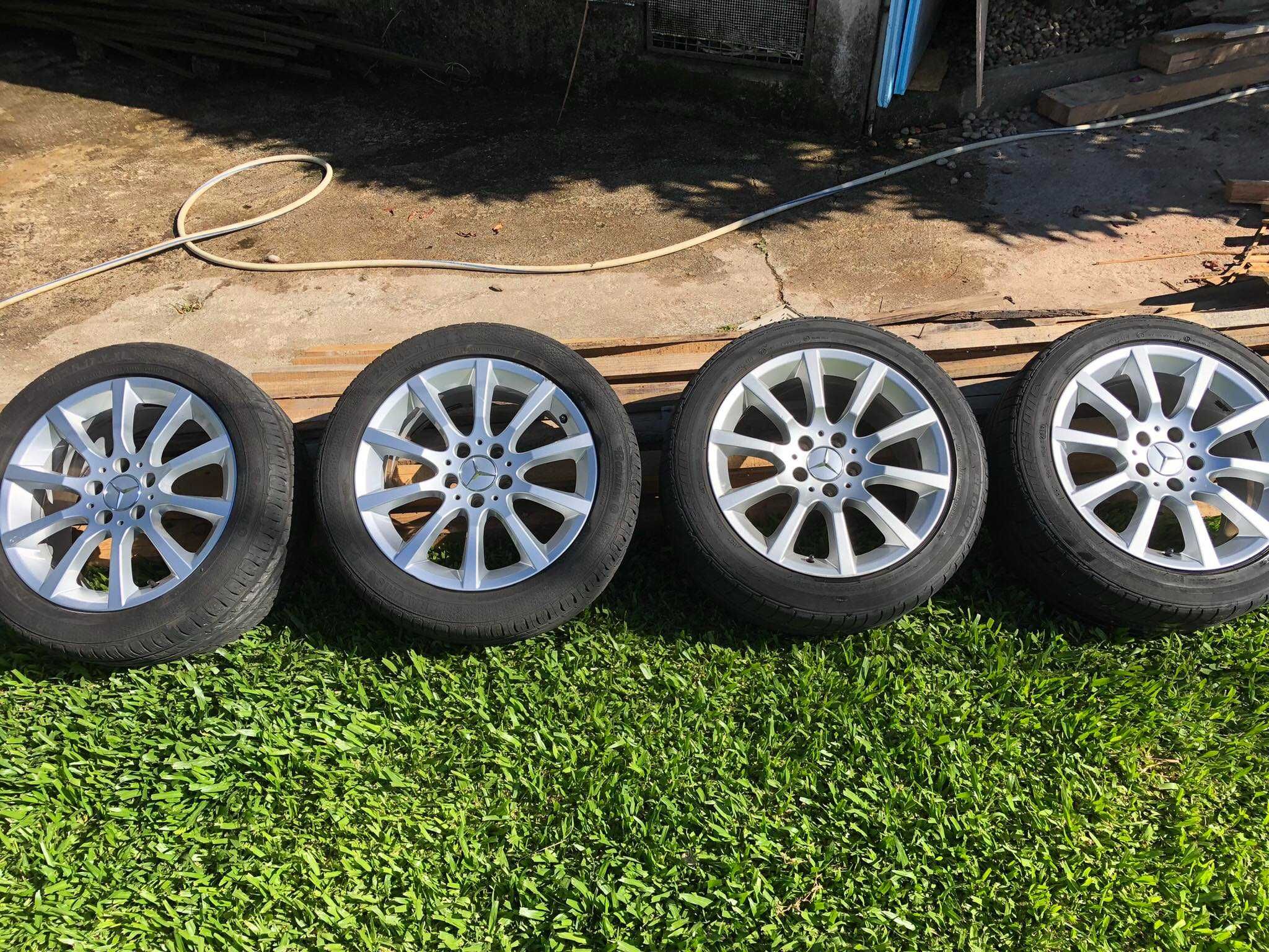 Jantes Mercedes 17 com pneus