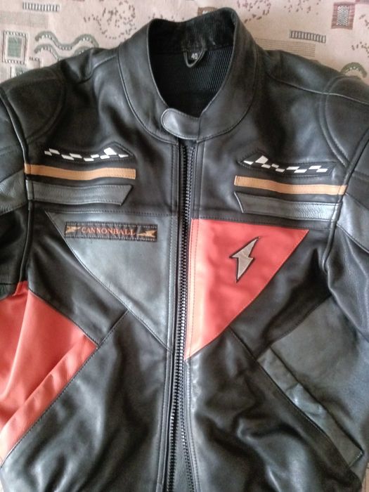 Мото куртка шкіряна