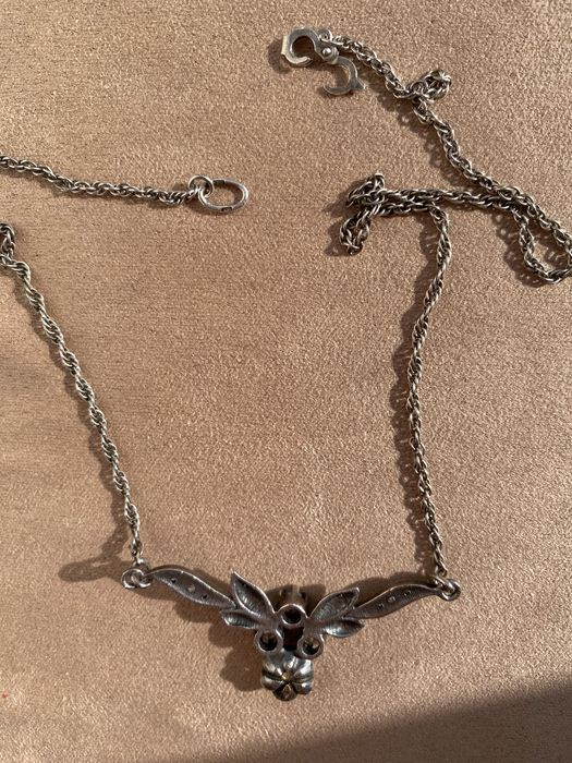 Серебренное колье