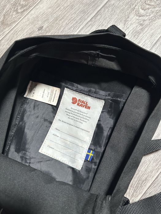 Рюкзак Fjallraven Kanken Mini Black Backback