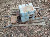 Stara gwinciarka mechaniczna GW gwintownica do rur PRL