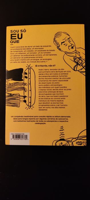 Livro "Sou só eu que..." de Pedro Vieira