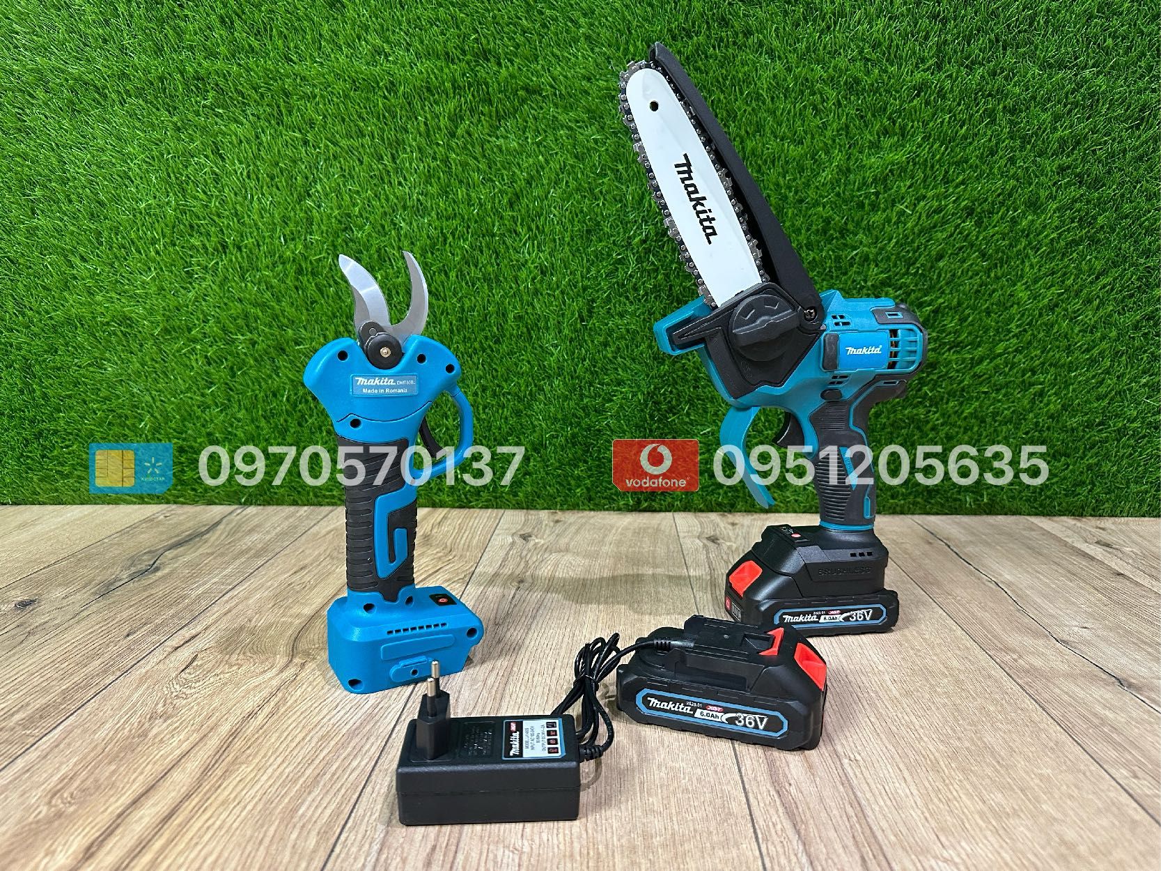 Набір 2/1 Makita Секатор DMT80BL + Міні пилка DUC325BL 2 АКБ 36V 6Ah