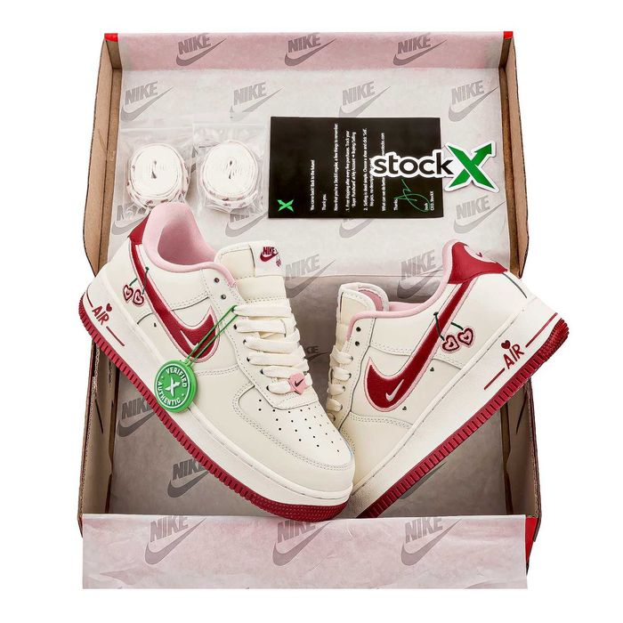 Женские кроссовки Nike Air Force 1 Low "Valentine's Day Cherry" 36-40