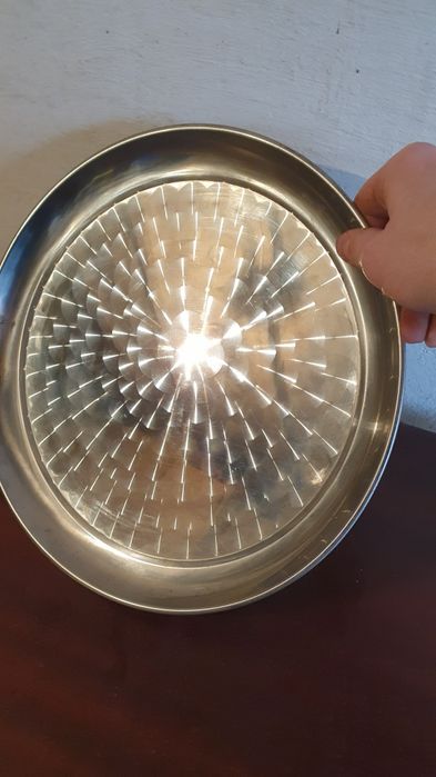 Patera metalowa prl