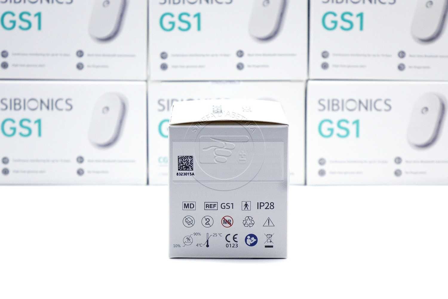 1 x Sensor – SIBIONICS GS1 CGM – Aplikator + Plaster z Osłoną + Gazik