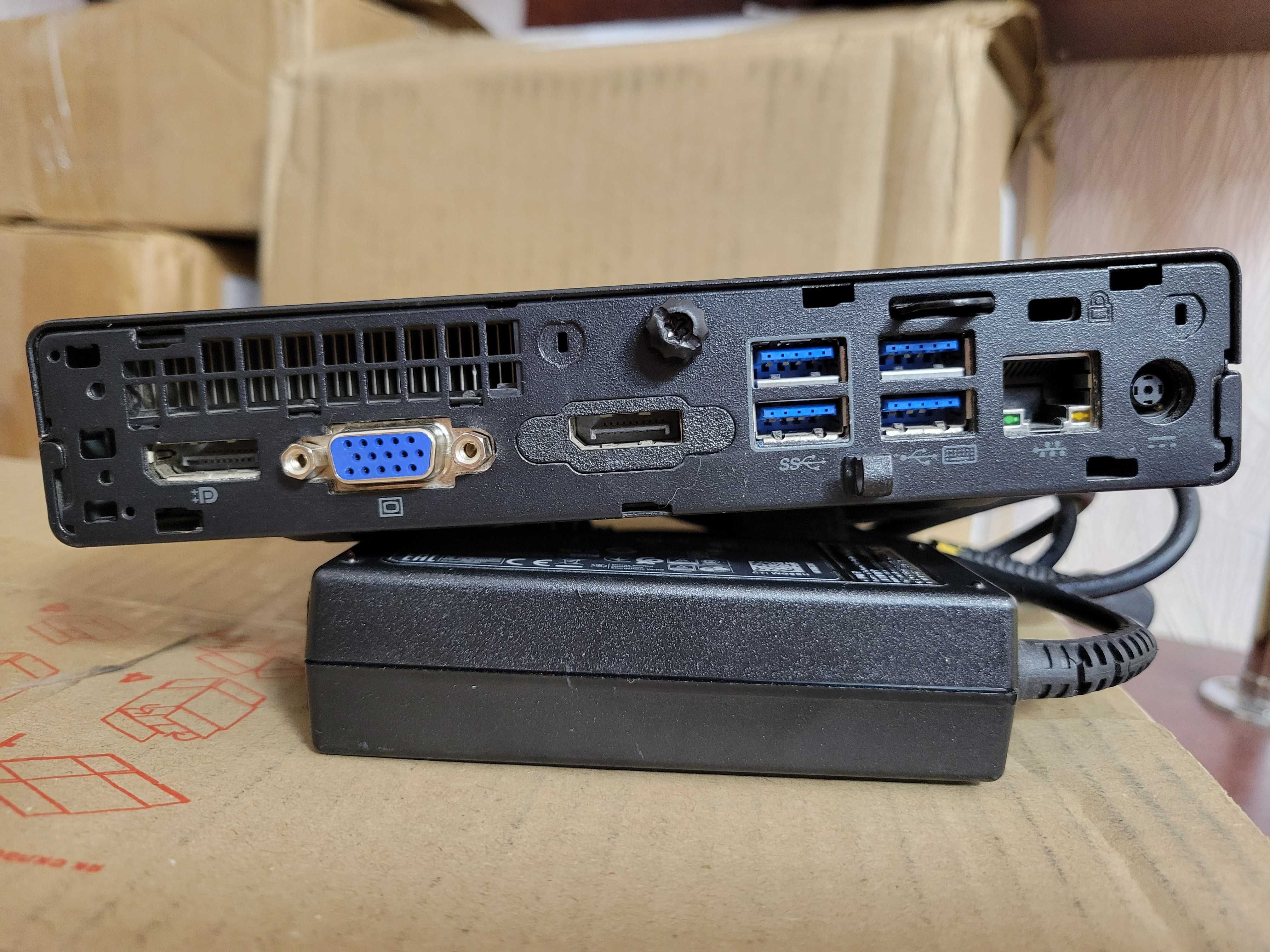 Міні ПК HP EliteDesk 800 G2 i5-6500t 8-128Gb m.2 nvme WIN11 компьютер