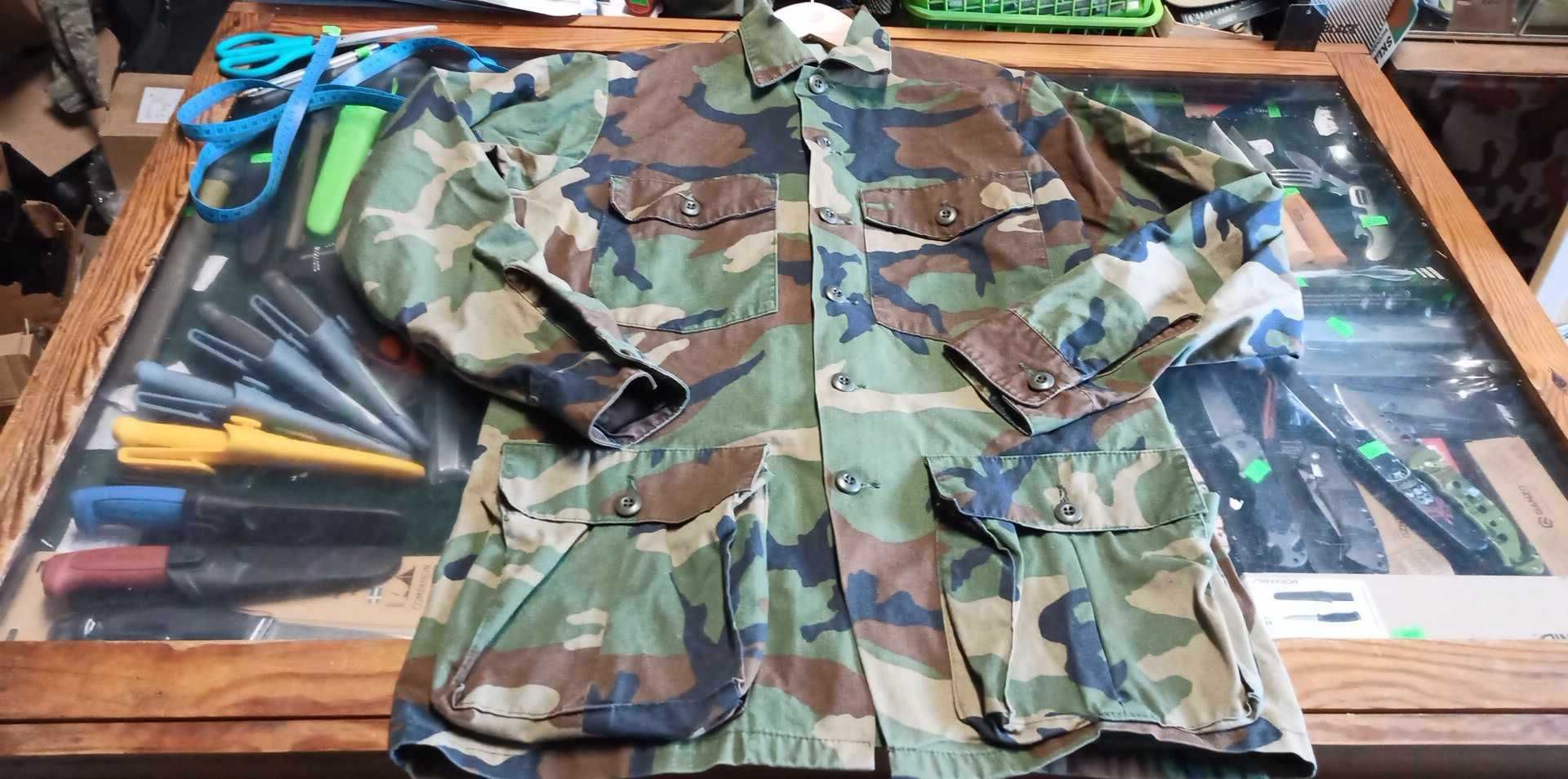 Bluza Mundurowa Woodland US.Army r.Medium Regular Unikat