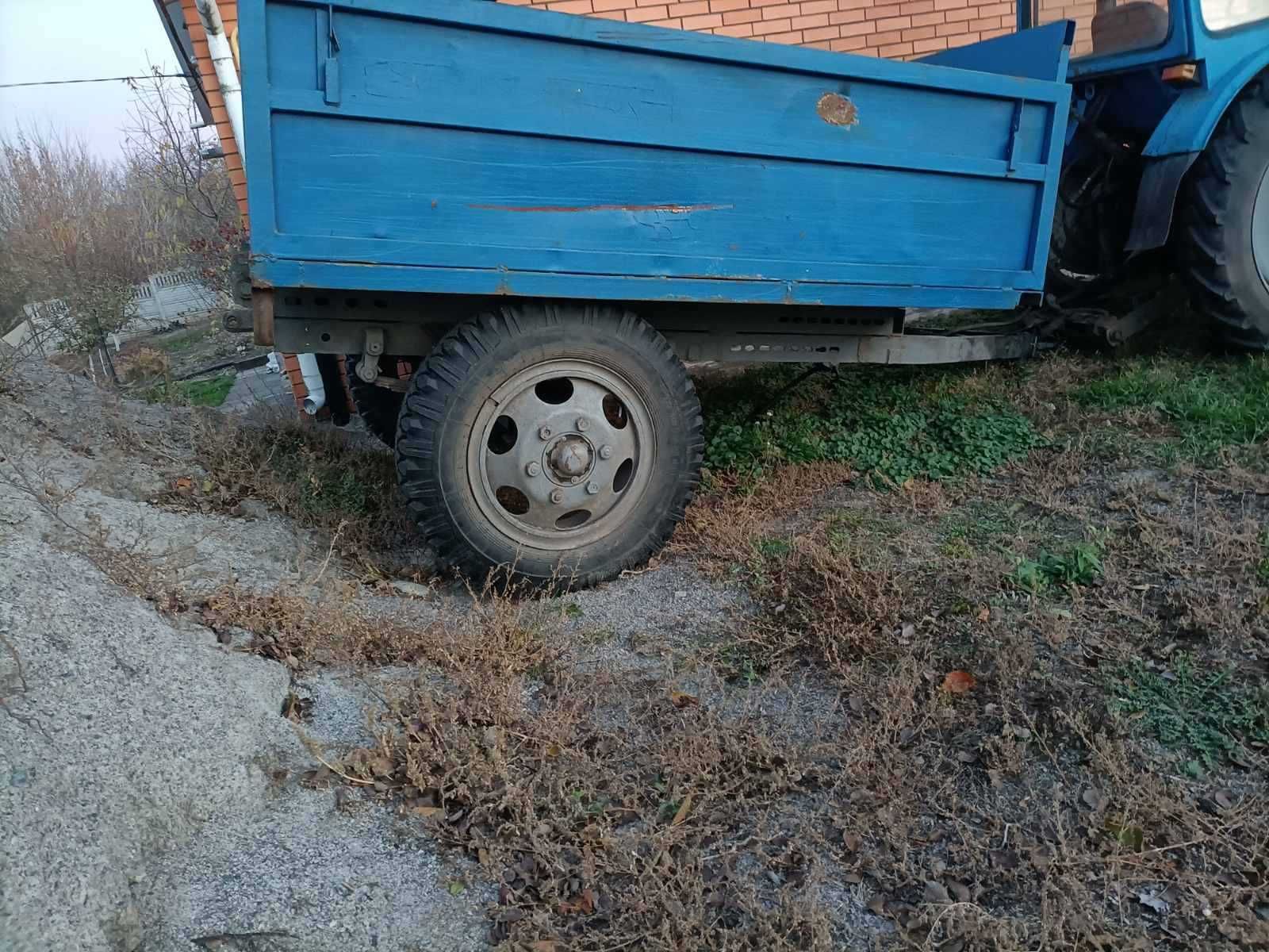 причеп для трактора або мотоблоку