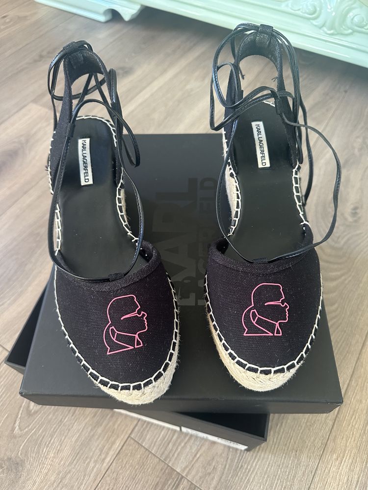 Karl Lagerfeld espadryle