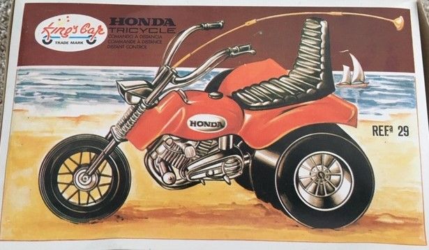 Mota Honda Tricycle - Kings Car - Irmãos Melo - Vintage