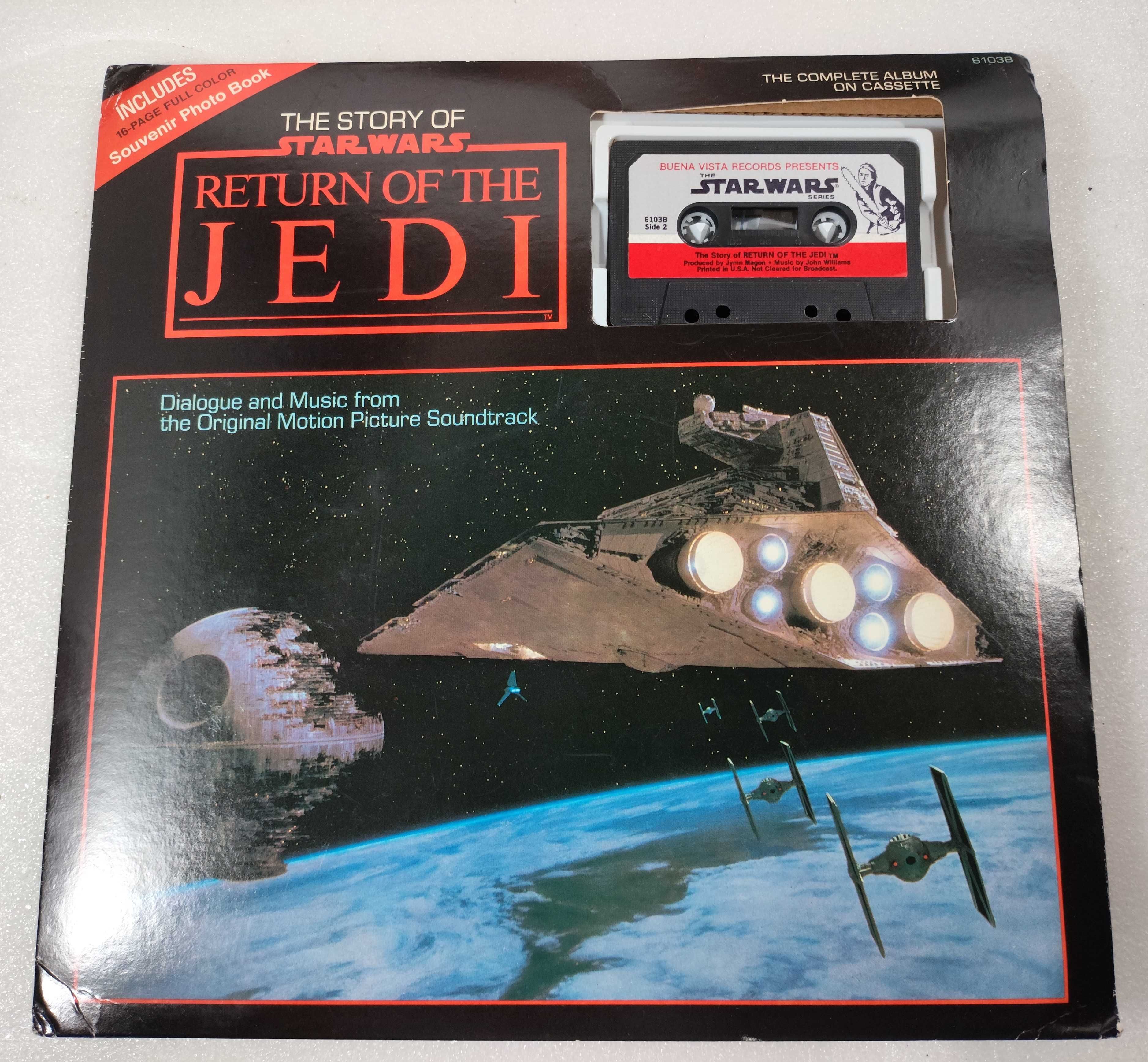 Star Wars - Cassete e folheto - Return of the Jedi - produto original
