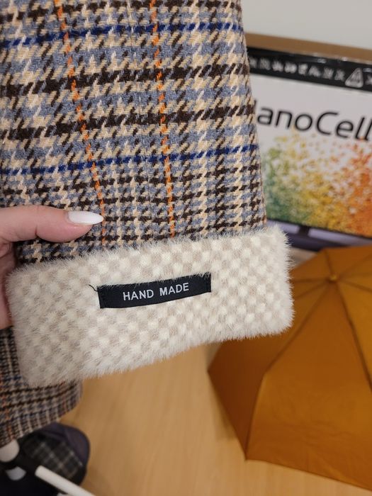 Пальто осіннє в клітинку