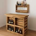Ręcznie robiony bar z palet – styl loft / rustykalny / eko / handmade