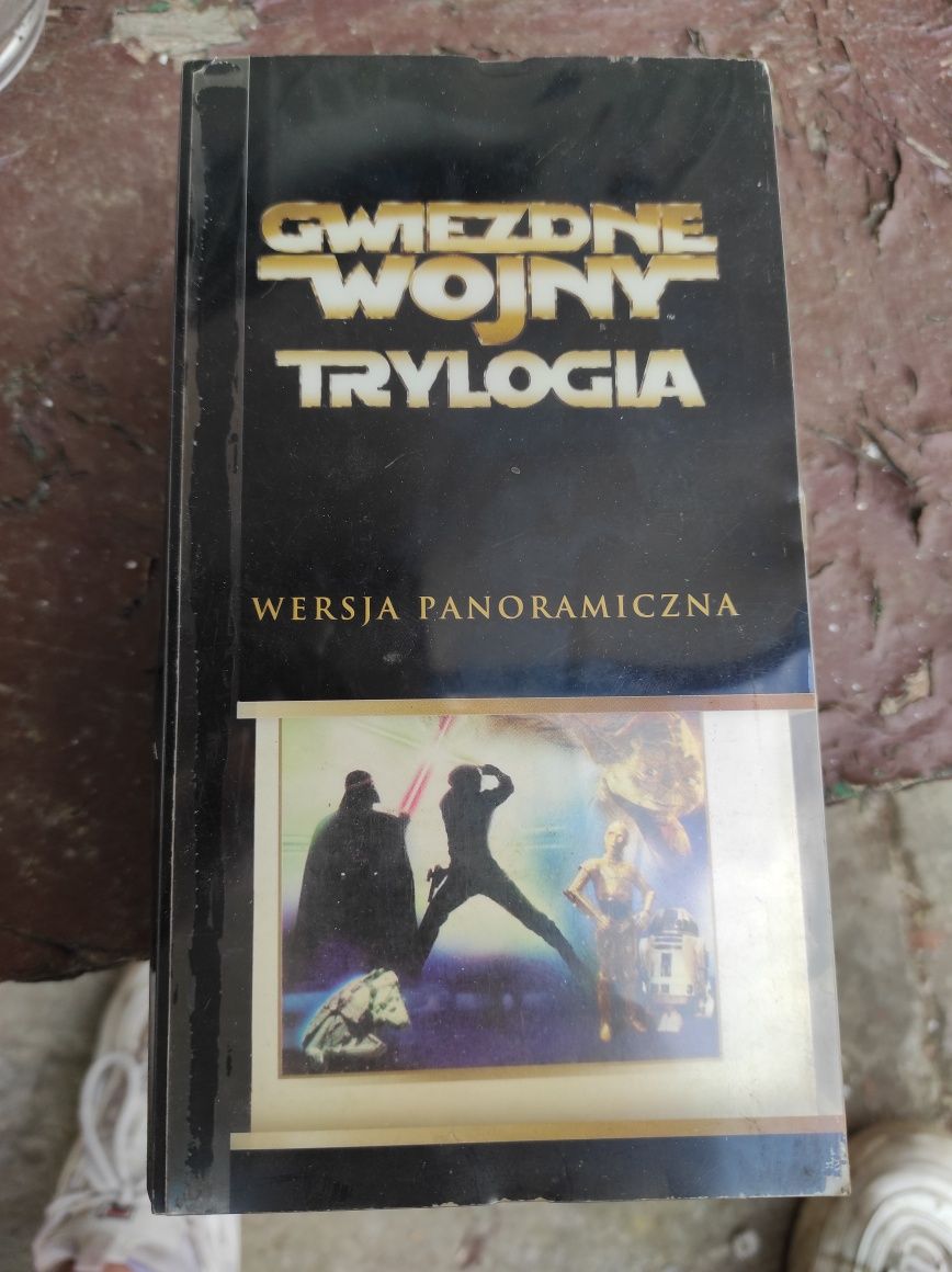 Gwiezdne wojny trylogia na VHS wersja panoramiczna dla kolekcionera