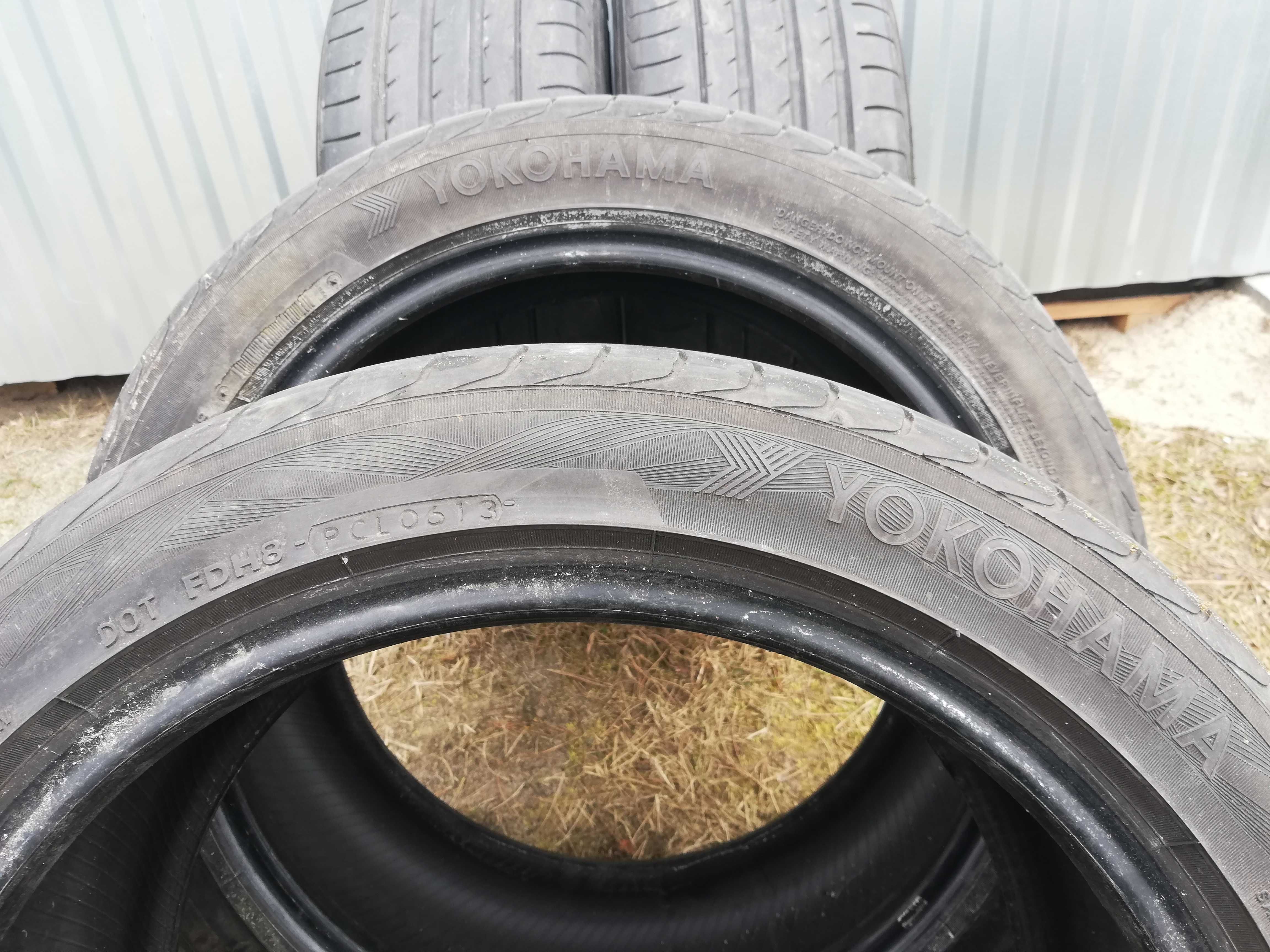 4 opony letnie Yokohama 225/45R17. Bieżnik 6mm.