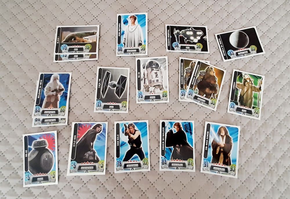 Cartas Star Wars da Topps