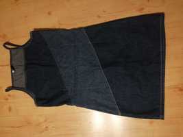 Sukienka jeansowa na ramiączkach przed kolana r.38 M-40 L\164