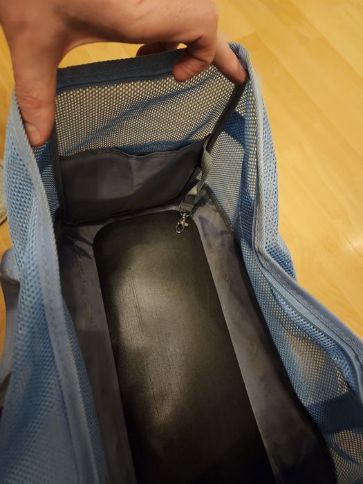 Сумка-переноска для котів і собак, блакитна