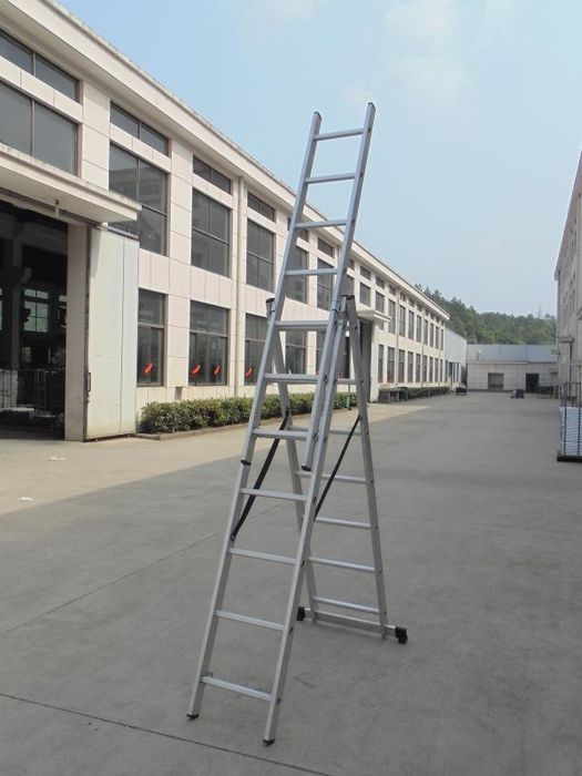 ХІТ СЕЗОНА!!!Драбина трансформер алюмінієва,трьохсекційна лестница