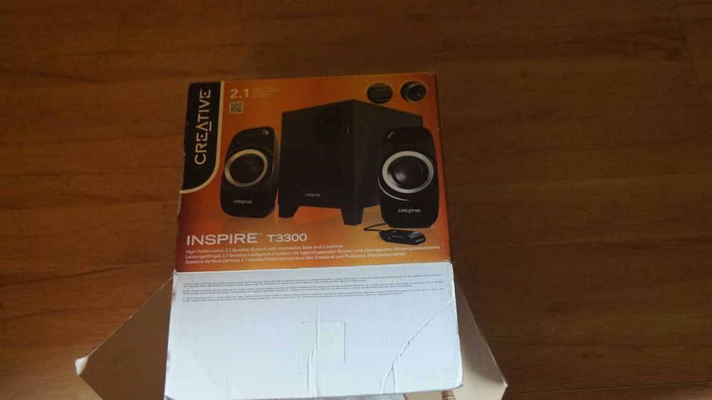 Głośniki Creative Inspire T3300 kolumny 2,1 jak nowe
