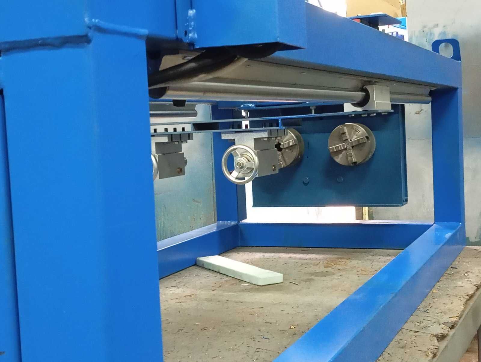 Токарно-фрезерный станок ЧПУ по дереву cnc lathe wood.  2 шпинделя.