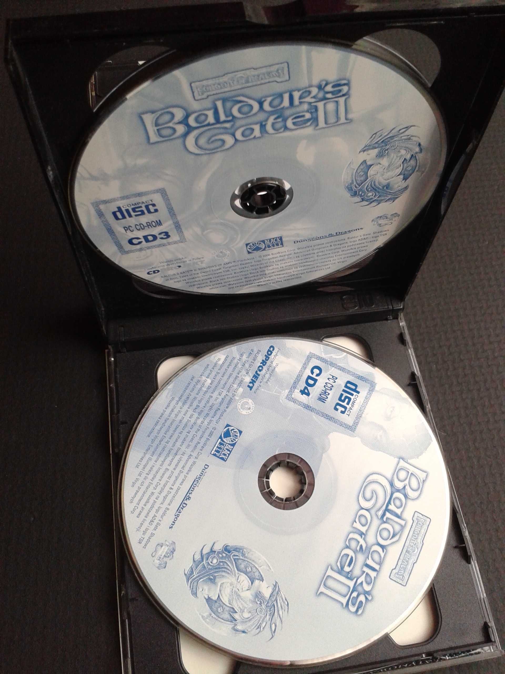 BALDUR'S GATE 2 + PL BIG BOX 4 CD gra na pc