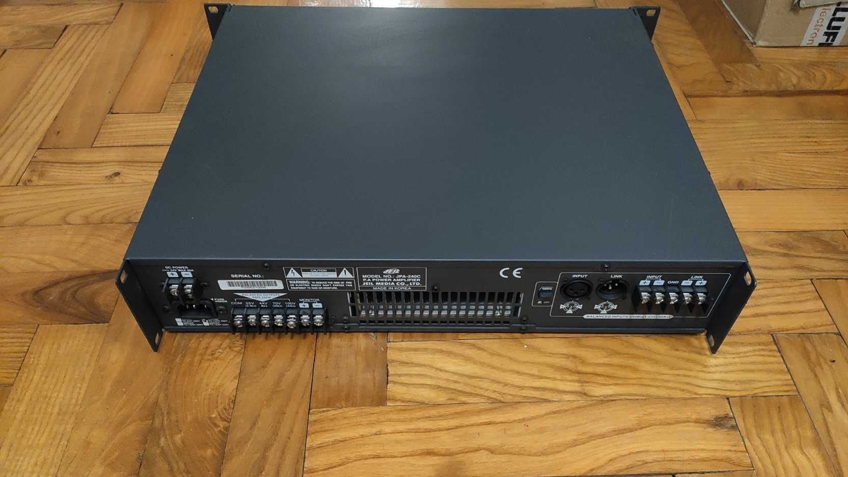 Jeil Media JPA-240C - 240W, radiowęzeł, wzmacniacz - końcówka mocy