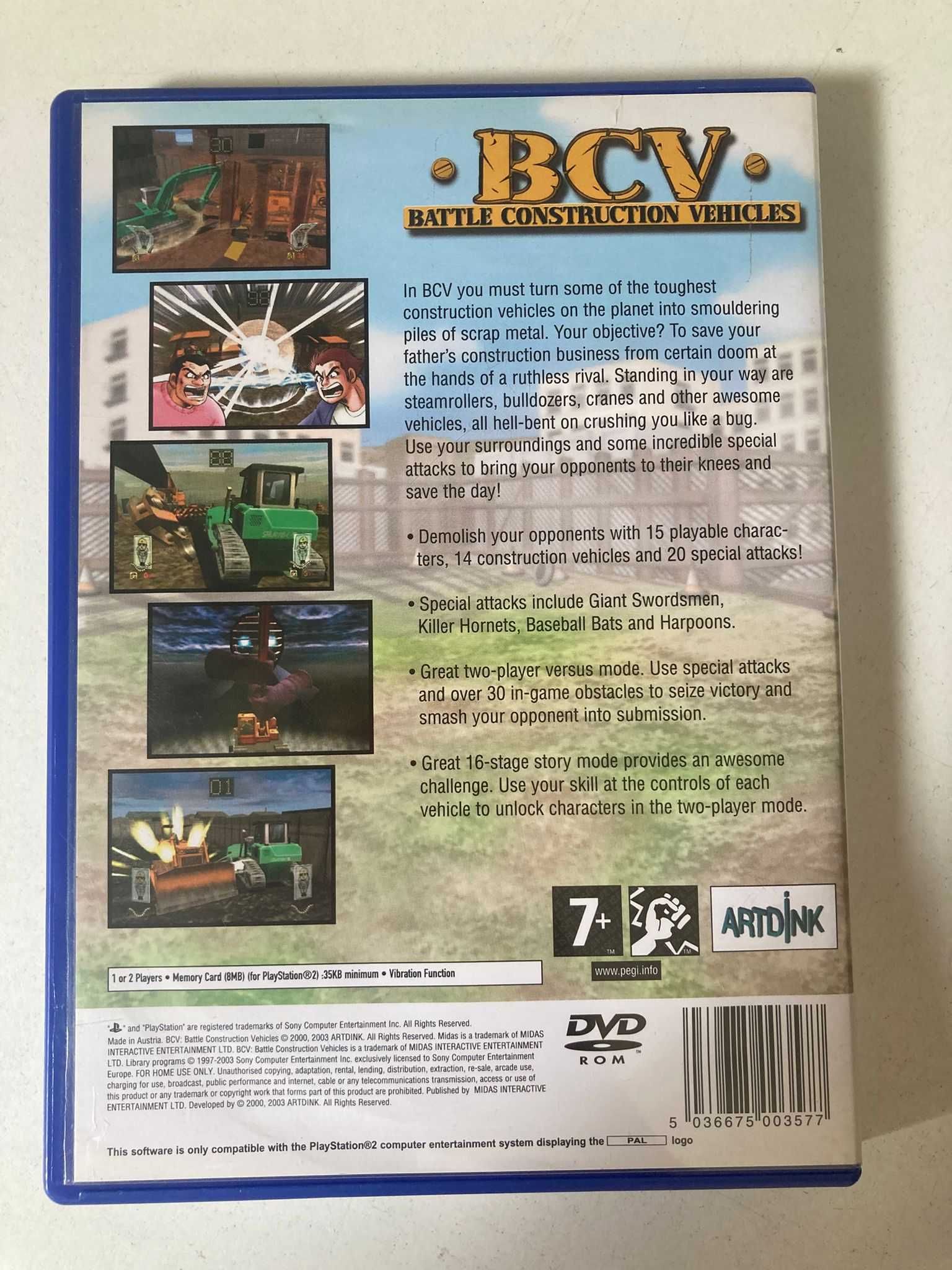 PS2 - BCV Battle Construction Vehicles