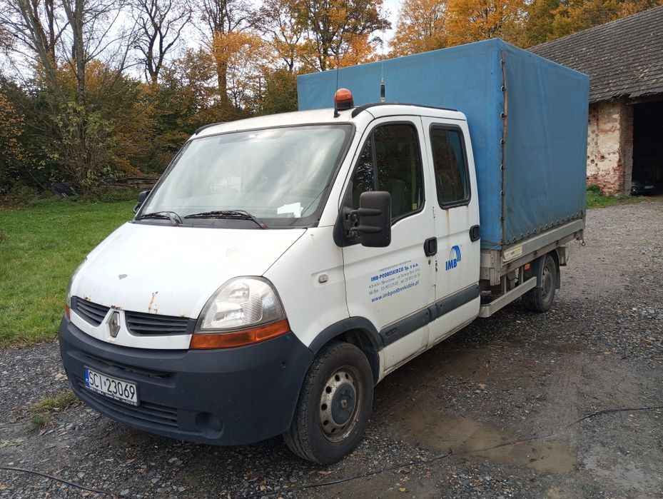 Renault Master Dubel kabina 7 osób 2009r Krajowy 1 właściciel
