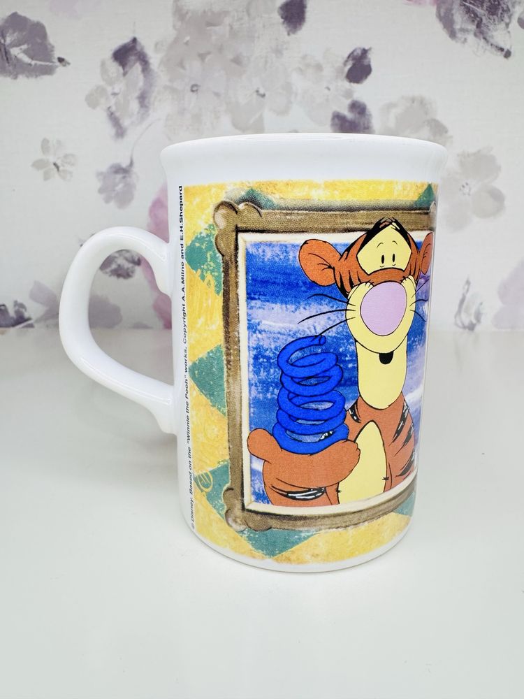 Kubek Disney, Kubuś Puchatek, Tygrysek, sygnowany oryginalny kubek