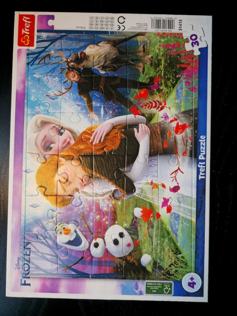 Zestaw Puzzli 3+ postacie z bajek