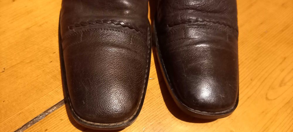 Buty pantofle męskie skórzane brązowe OTTIMO 41