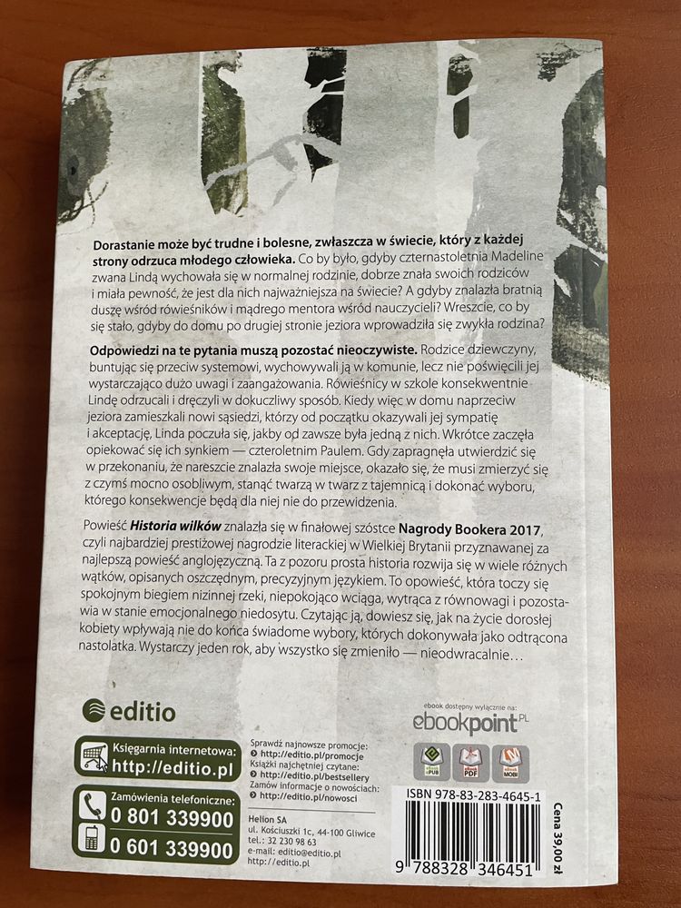 Historia wilków aut. Emily Fridlund