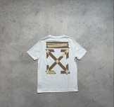Мужская Футболка Off White С Большим Логотипом Размер M-L
