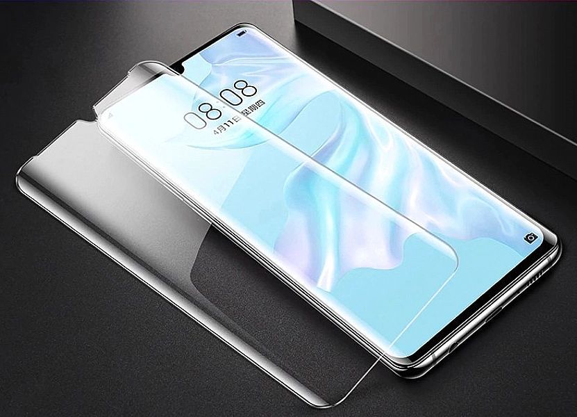 Szkło Hartowane Huawei P30 Pro Uv | Na Cały Ekran 3d + Lampa