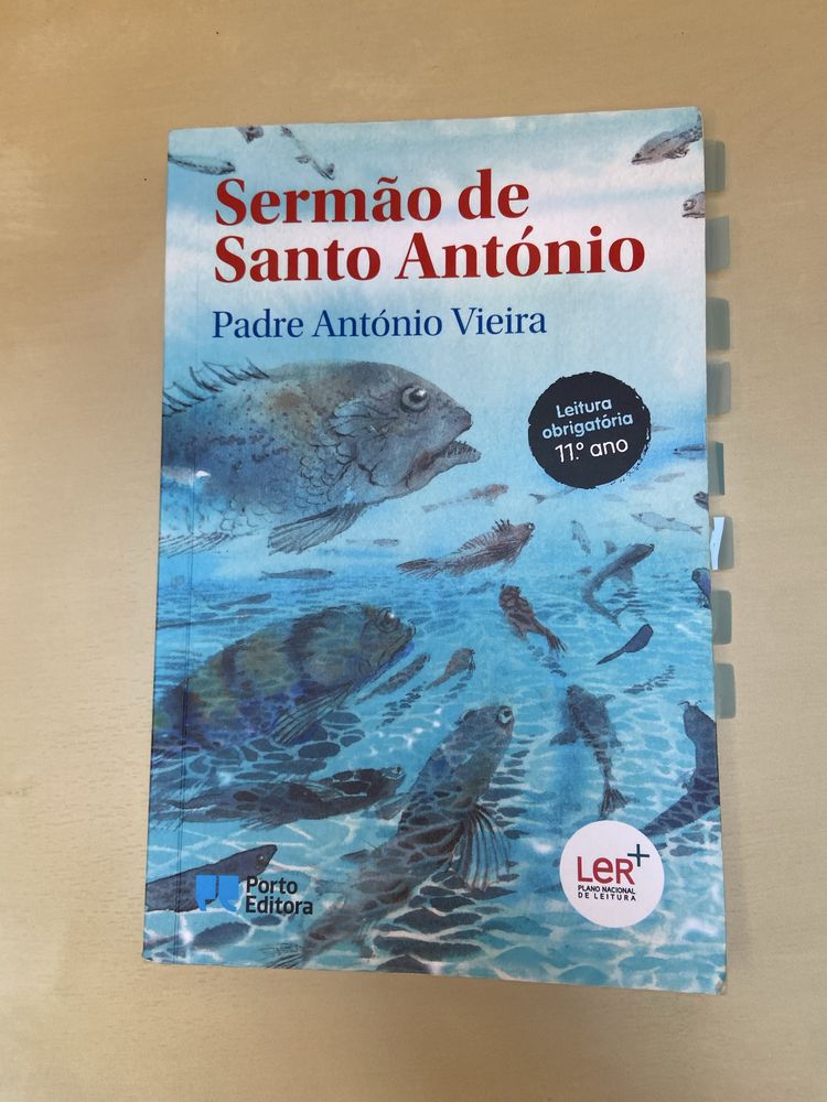 Livro Sermão de Santo António de Padre António Vieira em bom estado