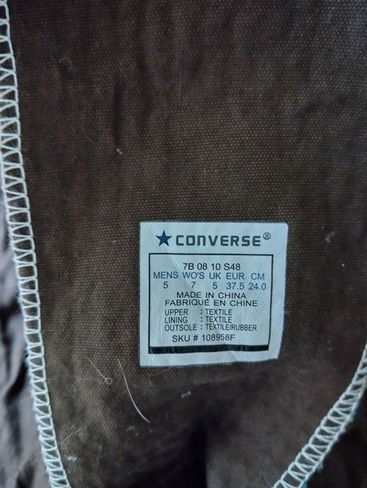 Высокие кеды Converse